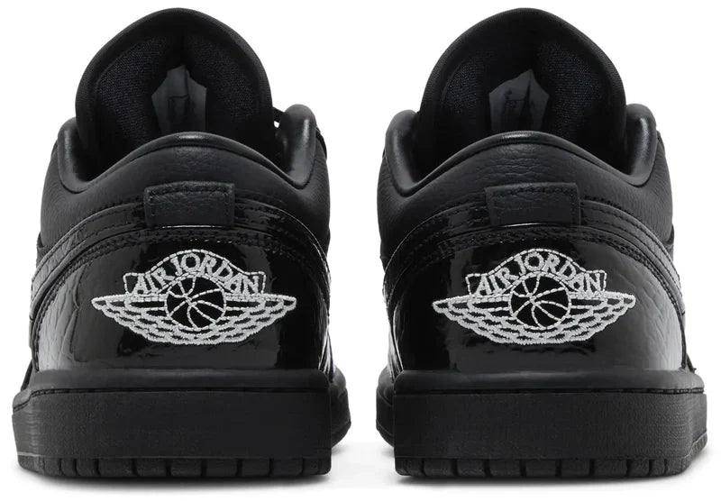 Jordan 1 Low SE Patent Elephant Black