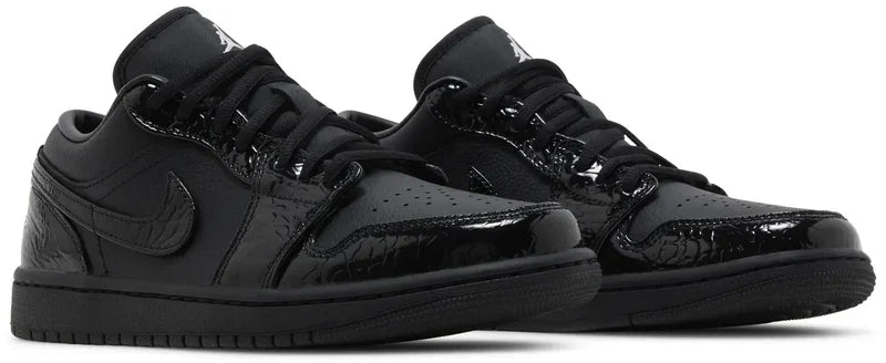 Jordan 1 Low SE Patent Elephant Black