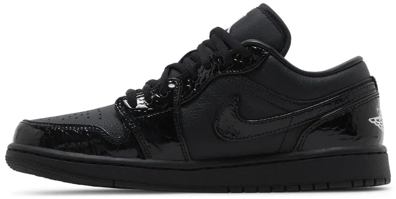 Jordan 1 Low SE Patent Elephant Black