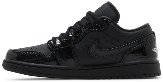 Jordan 1 Low SE Patent Elephant Black