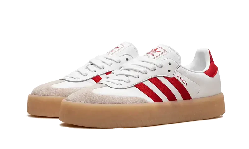 adidas Sambae White Better Scarlet Gum (W)