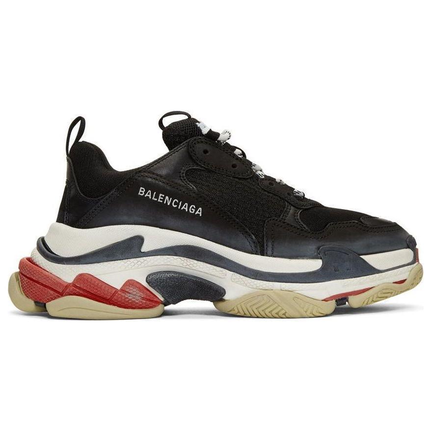 Balenciaga Triple S Black White Red