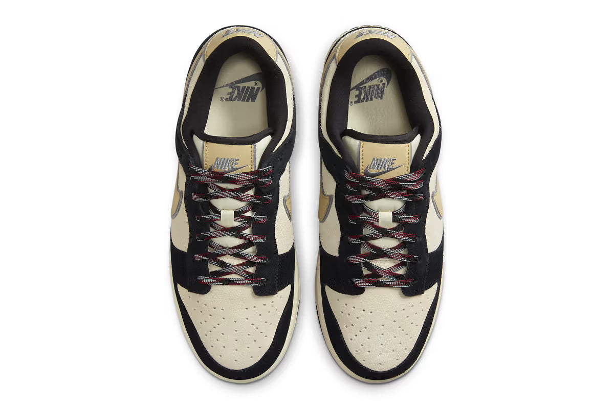 Nike Dunk Low LX Black Suede Team Gold