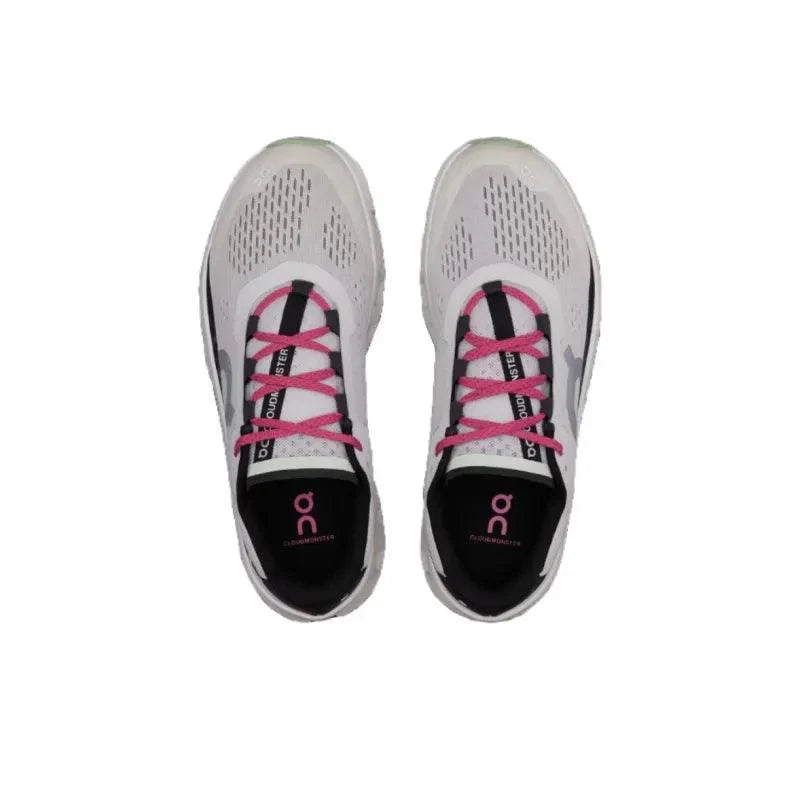 On Running Cloudmonster 2 "White / Pink / Black"