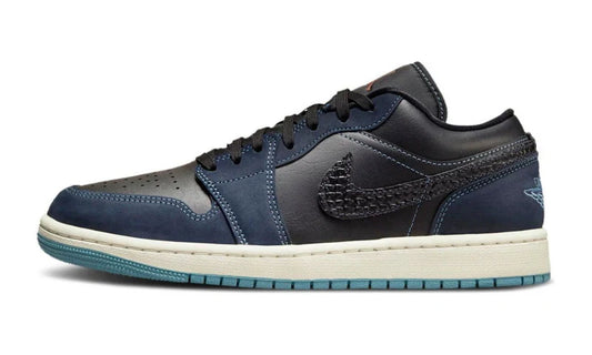 Air Jordan 1 Low "Black Dark Obsidian"