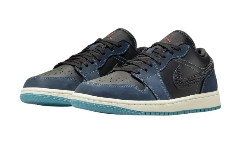 Air Jordan 1 Low "Black Dark Obsidian"